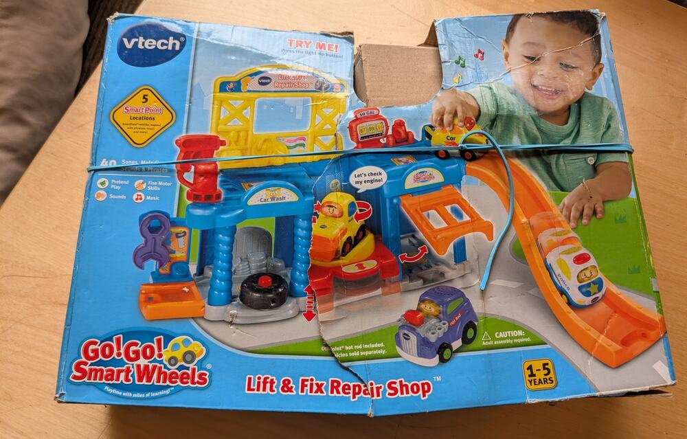 🧨NWT VTech Go Go Smartwheels Lift and Fix Repair Shop